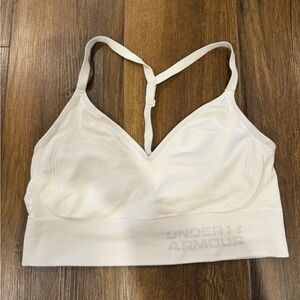 Under Armour White Sports Bra